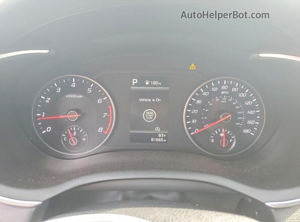KNAE35LD9N6116629 2022 KIA STINGER White Вид щитка приладів