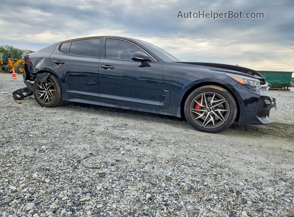 KNAE35LD9P6122997 2023 KIA STINGER Черный Передняя правая четверть
