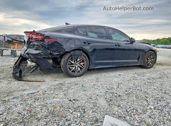 KNAE35LD9P6122997 2023 KIA STINGER Черный Задняя правая четверть