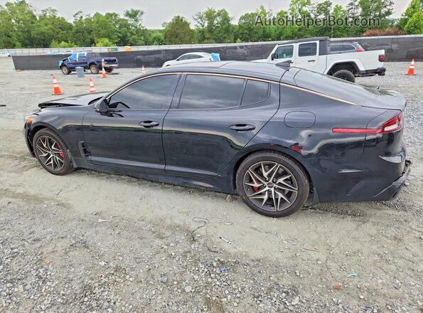 KNAE35LD9P6122997 2023 KIA STINGER Черный Задняя левая четверть