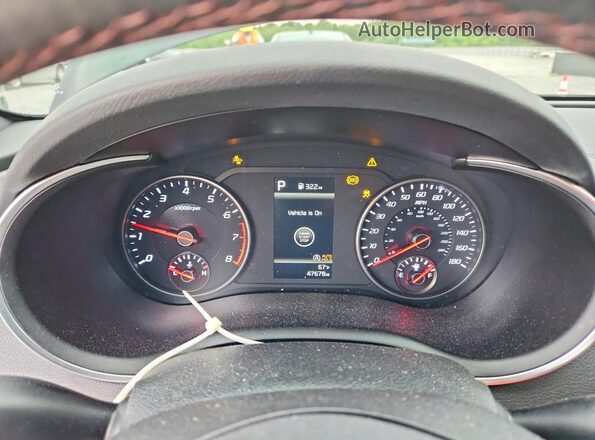 KNAE35LD9P6122997 2023 KIA STINGER Черный Вид щитка приборов