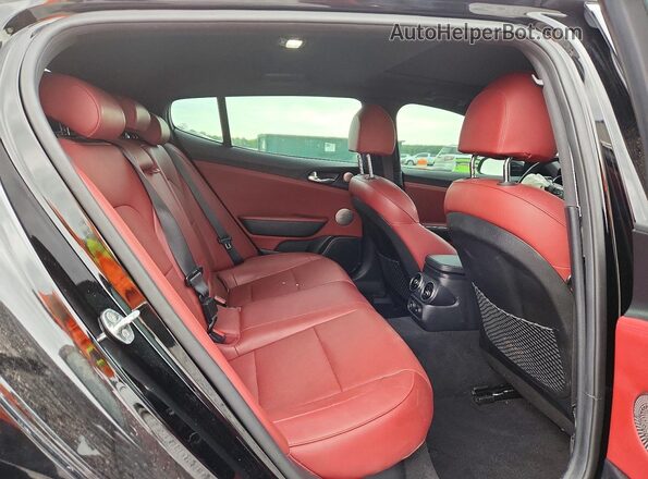 KNAE35LD9P6122997 2023 KIA STINGER Черный Вид задних сидений