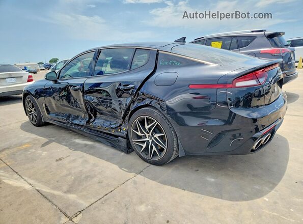 KNAE35LDXN6118955 2022 KIA STINGER Black Tył lewy