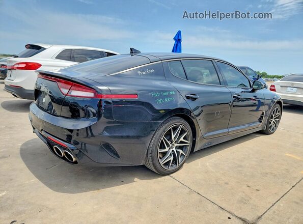 KNAE35LDXN6118955 2022 KIA STINGER Black Tył prawy