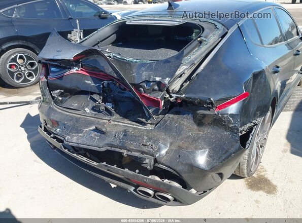 KNAE45LC5M6092316 2021 KIA STINGER Black Front view