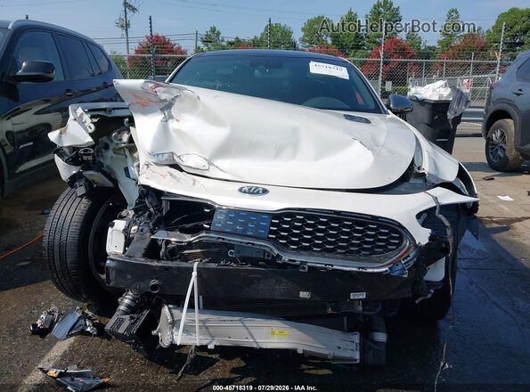 KNAE45LC6L6081436 2020 KIA STINGER White Սարքավորումների վահանակի տեսք
