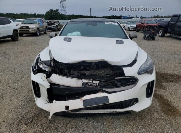 KNAE45LC6N6101624 2022 KIA STINGER White Widok z przodu