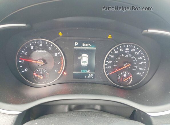 KNAE45LC6N6101624 2022 KIA STINGER White Widok zestawu wskaźników