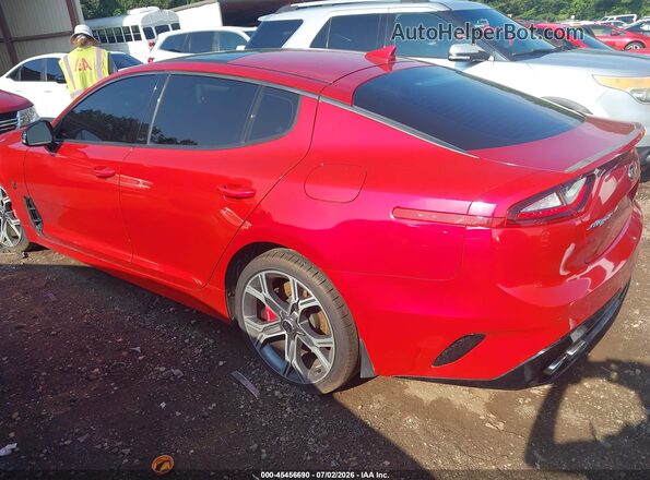 KNAE45LC7J6033358 2018 KIA STINGER Red უკანა მარცხენა