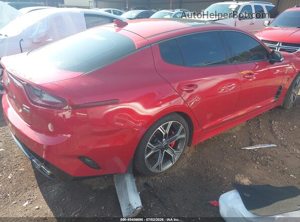 KNAE45LC7J6033358 2018 KIA STINGER Red უკანა მარჯვენა