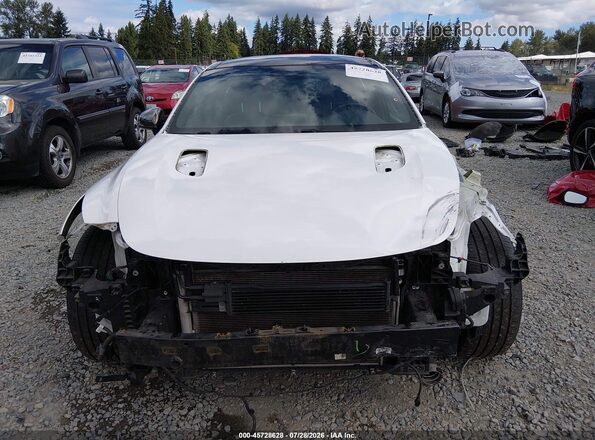 KNAE45LCXL6076160 2020 KIA STINGER White უკანა სალონის ხედი