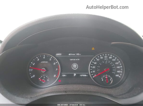 KNAE55LC2J6012270 2018 KIA STINGER Red Widok tylnych siedzeń