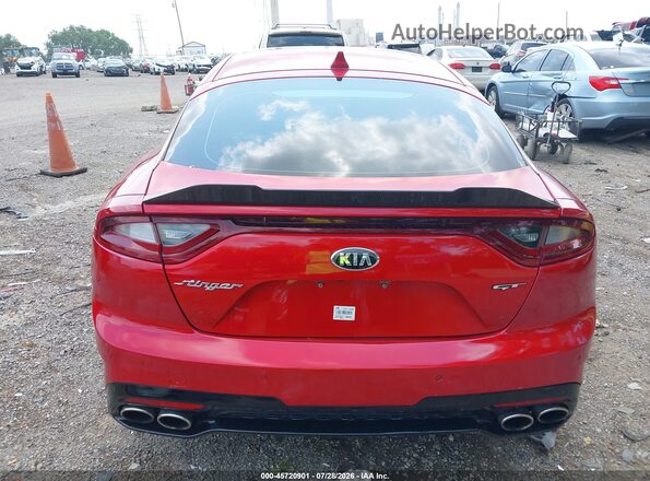 KNAE55LC2J6012270 2018 KIA STINGER Red 