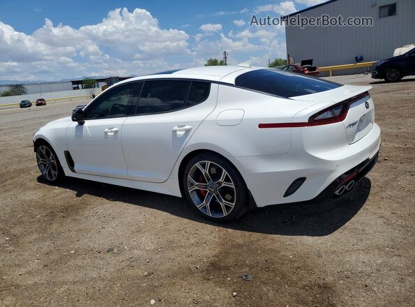 KNAE55LC2J6035113 2018 KIA STINGER White Rear left