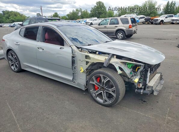 KNAE55LC2L6080359 2020 KIA STINGER Silver Առջևի աջ