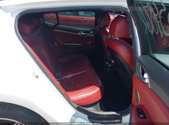 KNAE55LC2N6100242 2022 KIA STINGER White VIN կոդի պիտակի տեսք