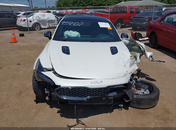 KNAE55LC2N6100242 2022 KIA STINGER White Սալոնի հետևի տեսք
