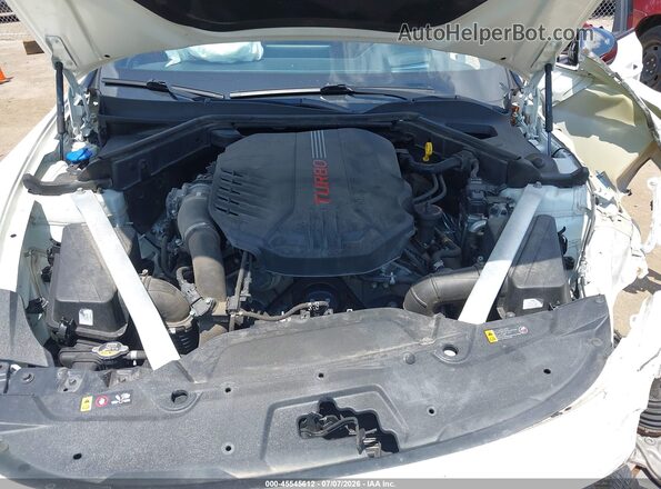 KNAE55LC2N6100242 2022 KIA STINGER White Հետևի տեսք