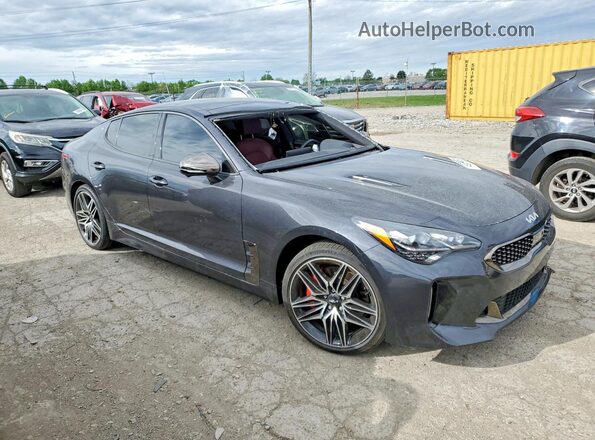 KNAE55LC2P6129730 2023 KIA STINGER Silver Передня права чверть