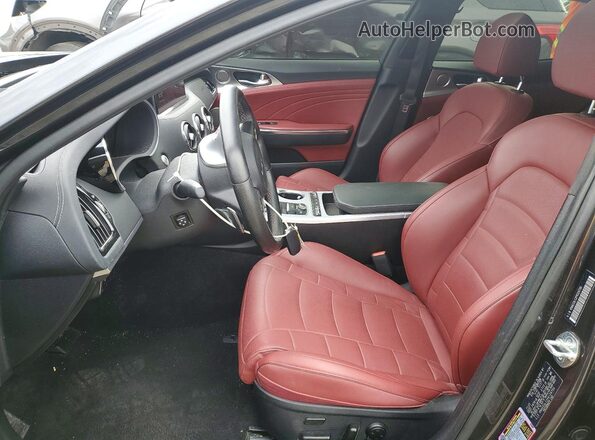 KNAE55LC2P6129730 2023 KIA STINGER Silver Вид салону спереду