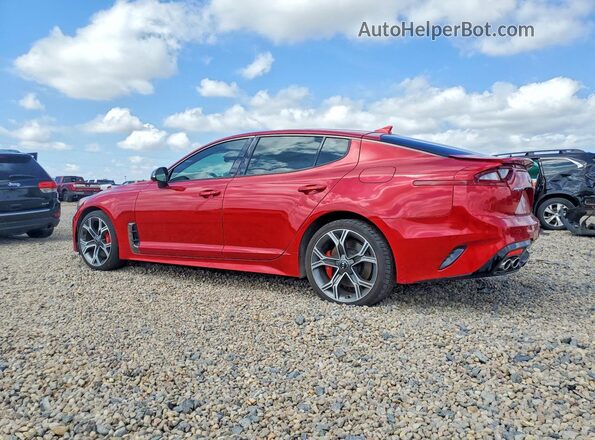 KNAE55LC3K6064654 2019 KIA STINGER Red Задня ліва чверть