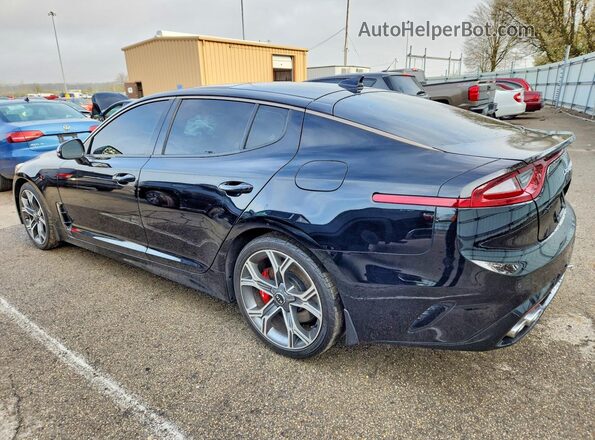 KNAE55LC3L6073873 2020 KIA STINGER Черный Задняя левая четверть