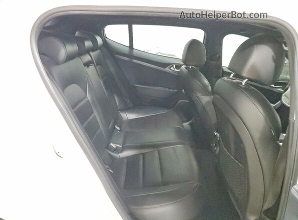 KNAE55LC3L6079317 2020 KIA STINGER White უკანა სავარძლების ხედი