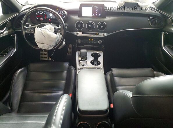 KNAE55LC3L6079317 2020 KIA STINGER White წინა პანელის ხედი