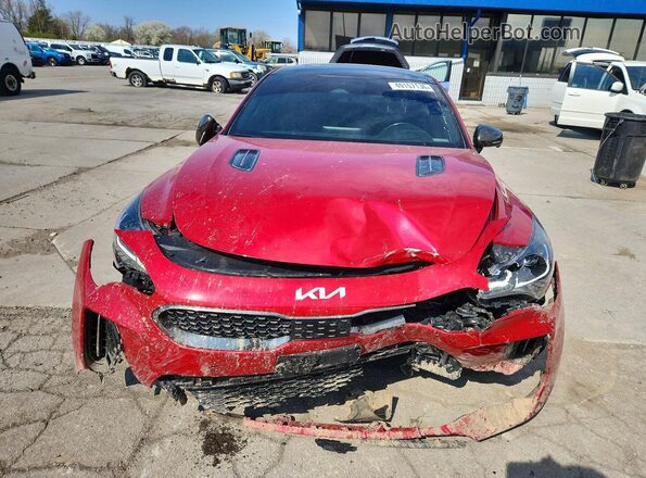 KNAE55LC3P6124164 2023 KIA STINGER Red Front view