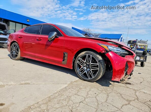 KNAE55LC3P6124164 2023 KIA STINGER Red Front right