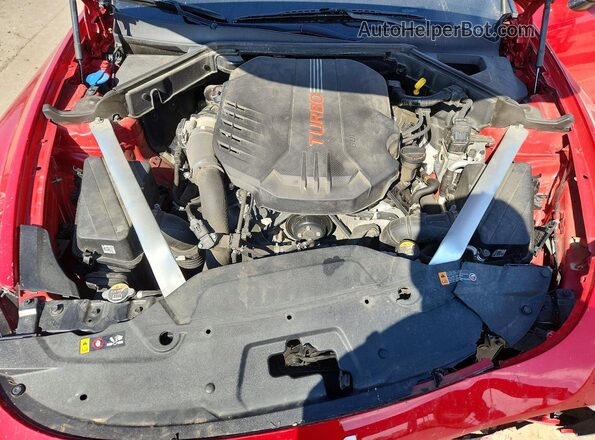 KNAE55LC3P6124164 2023 KIA STINGER Red Rear interior view