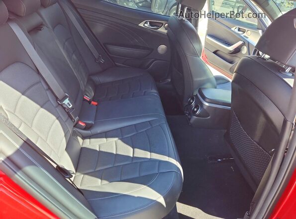 KNAE55LC3P6124164 2023 KIA STINGER Red Rear seats view