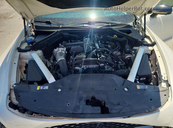 KNAE55LC4K6064615 2019 KIA STINGER White უკანა სალონის ხედი