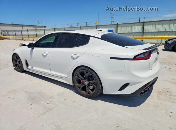 KNAE55LC4K6064615 2019 KIA STINGER White უკანა მარცხენა