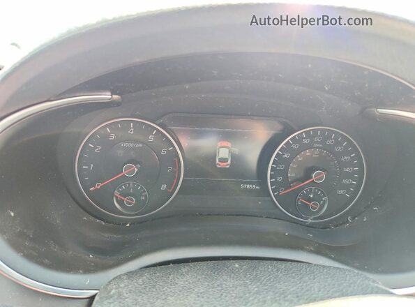 KNAE55LC4N6105166 2022 KIA STINGER Silver ხელსაწყოთა პანელის ხედი