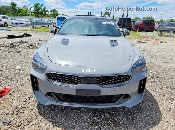 KNAE55LC4N6105166 2022 KIA STINGER Silver წინა ხედი