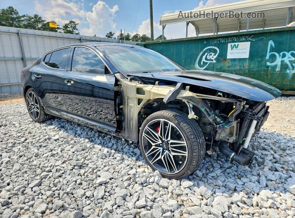 KNAE55LC4P6130622 2023 KIA STINGER Black Передня права чверть
