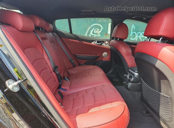 KNAE55LC4P6130622 2023 KIA STINGER Black Вид задніх сидінь