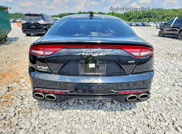 KNAE55LC4P6130622 2023 KIA STINGER Black Вид ззаду