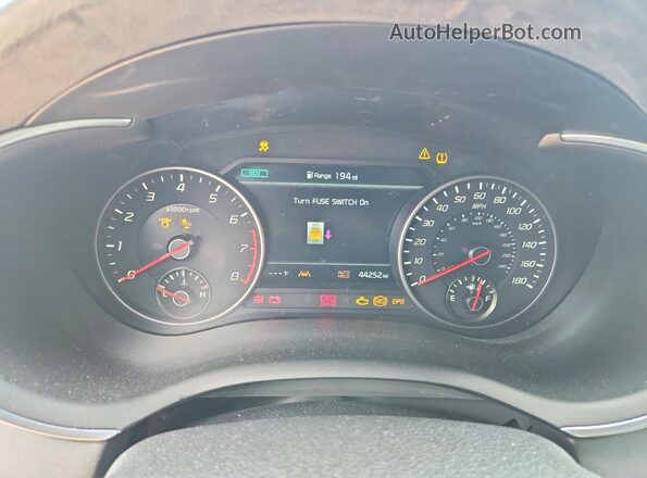 KNAE55LC4P6130622 2023 KIA STINGER Black Вид щитка приладів