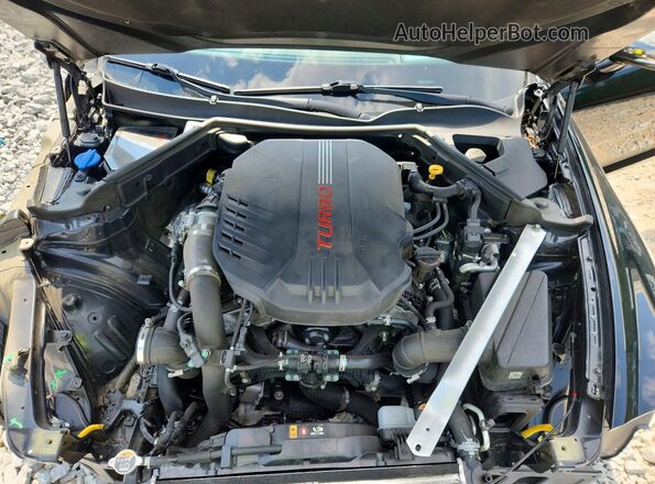 KNAE55LC4P6130622 2023 KIA STINGER Black Вид задньої частини салону