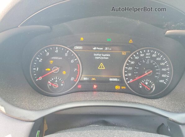 KNAE55LC5K6059455 2019 KIA STINGER White Вид щитка приладів