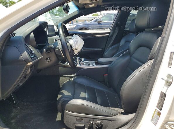 KNAE55LC5K6059455 2019 KIA STINGER White Вид салону спереду