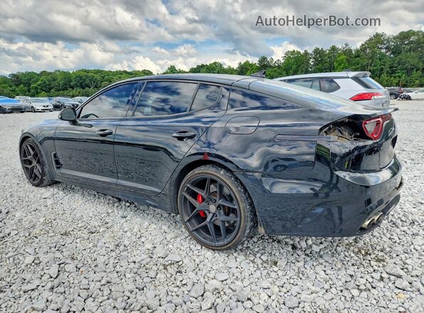 KNAE55LC5K6061903 2019 KIA STINGER Black Հետևի ձախ