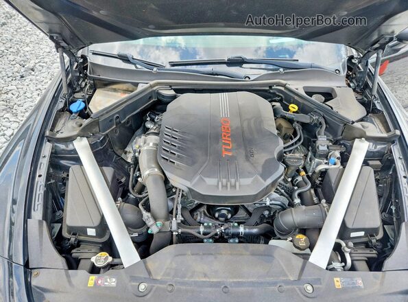 KNAE55LC5K6061903 2019 KIA STINGER Black Սալոնի հետևի տեսք