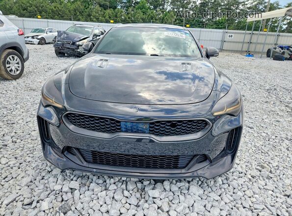 KNAE55LC5K6061903 2019 KIA STINGER Black Դիմացի տեսք
