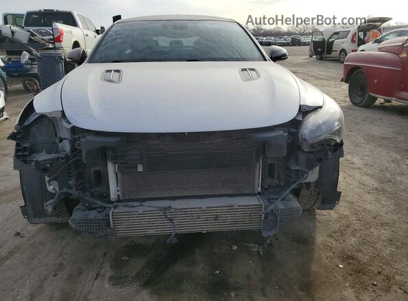 KNAE55LC6J6026950 2018 KIA STINGER Silver წინა ხედი