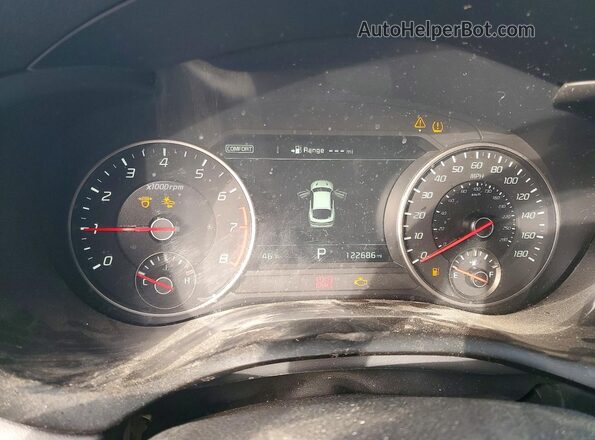 KNAE55LC6J6026950 2018 KIA STINGER Silver ხელსაწყოთა პანელის ხედი