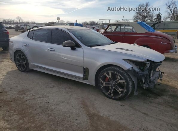 KNAE55LC6J6026950 2018 KIA STINGER Silver წინა მარჯვენა
