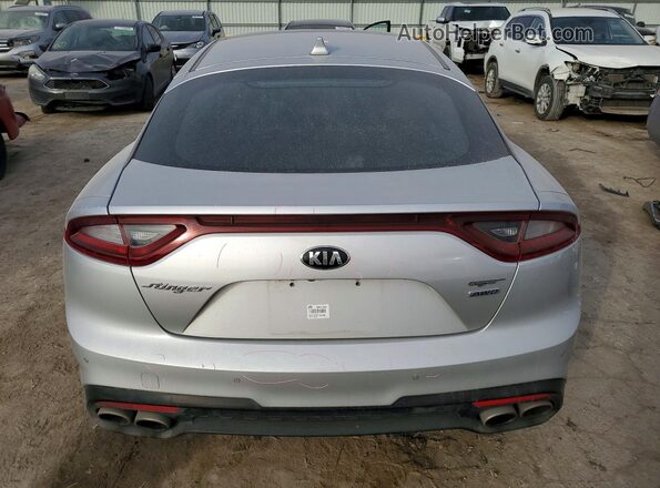 KNAE55LC6J6026950 2018 KIA STINGER Silver უკანა ხედი